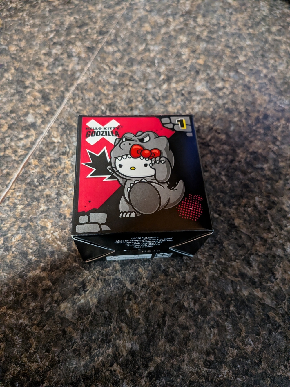 2026 McDonald's Hello Kitty Godzilla Happy Meal Toy